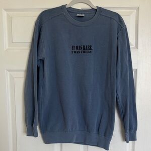 Women’s Taylor Swift Blue Crewneck Sweater